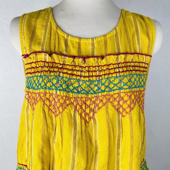 Uncle Frank Anthropologie Sz XS Sunny Days Yellow Dress - Picture 2 of 12
